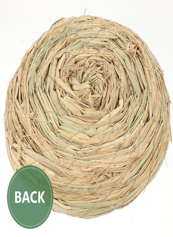 CORHAD Woven Bird Spawning Nest Straw Nest Bed Animal Breeding Bed Flat Base Hatch House for Dove Pigeon Parrot Turtle Quail Macaw Cuckoo Sparrow Animal - Image 5